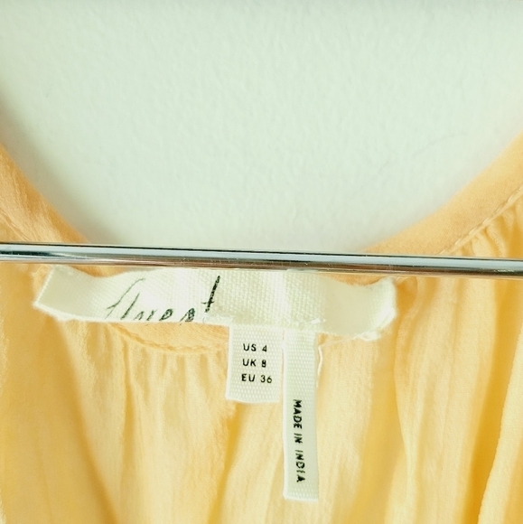 Floreat Anthropology peach nude color sleeveless top size S - Picture 6 of 9